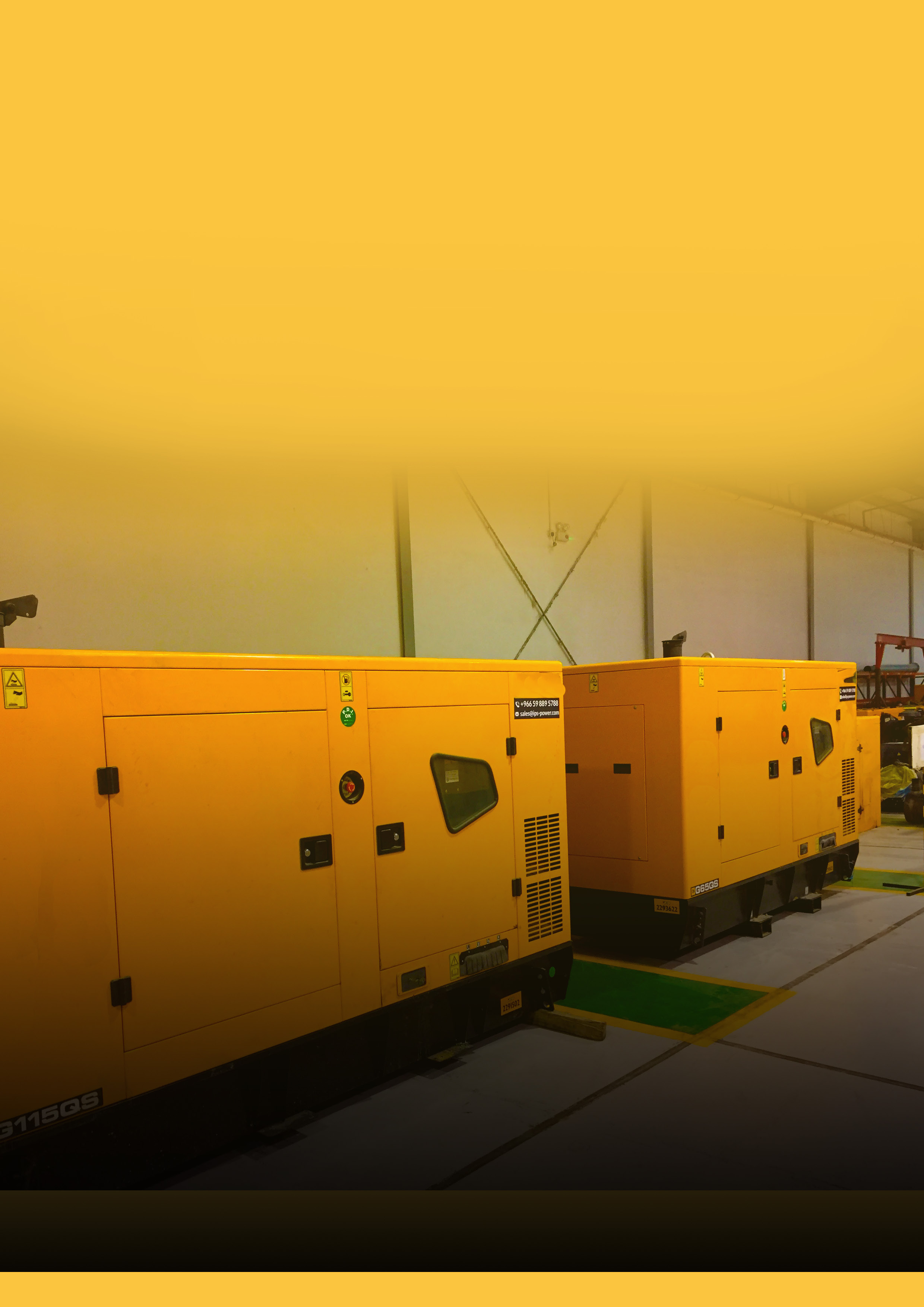 Industrial diesel generator